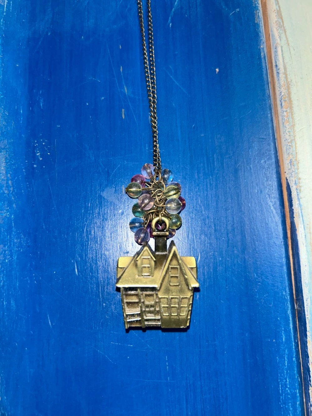Disney Up Pendant Carl & Ellie’s House Balloon Charm Necklace